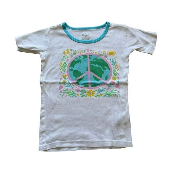 Carter’s Short Sleeves Cotton Snug Fit Girl Pajama Tops Bundle SZ 5T #2087 - Picture 2 of 9